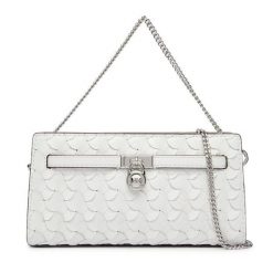 Torebka MICHAEL Michael Kors. Białe torebki do ręki damskie MICHAEL Michael Kors, bez wzorów, wizytowe, bez dodatków. Za 1,099.00 zł.