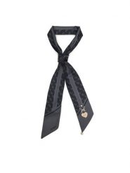 Guess Chusta AW5488 POL03 Czarny. Czarne czapki i kapelusze damskie Guess, z aplikacjami, z poliesteru. Za 119.99 zł.