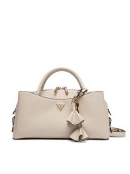 Guess Torebka Danielle HWZG22 27050 Kremowy. Białe torebki do ręki damskie Guess, z aplikacjami, ze skóry, bez dodatków. Za 584.99 zł.