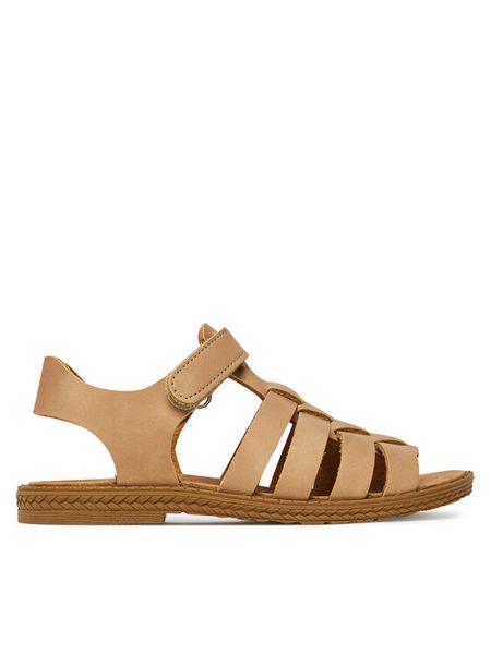 Primigi Sandały 7889611 M Brązowy. Brązowe sandały dziewczęce Primigi, ze skóry, bez zapięcia. Za 229.99 zł.