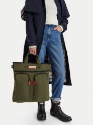 Hunter Plecak podróżny CEO-HTR-B-006-08 Khaki. Brązowe plecaki damskie Hunter, bez wzorów, z materiału, sportowe. Za 219.99 zł.