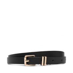 Pasek Tommy Hilfiger. Czarne paski damskie Tommy Hilfiger, bez wzorów. Za 189.99 zł.