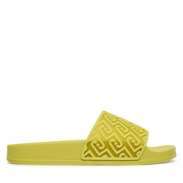 Klapki Liu Jo. Żółte klapki damskie Liu Jo, bez wzorów, bez obcasa. Za 239.99 zł.