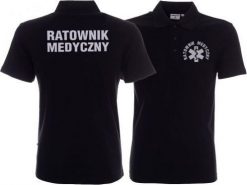 LPP - Promostars Koszulka Polo ratownicza czarna męska odblaskowa FUNKCYJNA. Czarne koszulki polo męskie LPP - Promostars, m, bez wzorów, bez ramiączek. Za 116.99 zł.