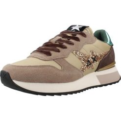 Buty SUN68 STARGIRL GLITTER LOGO Jasnobrązowy. Brązowe trekkingi damskie SUN68, trekkingowe. Za 416.99 zł.