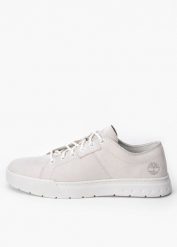 Sneakersy męskie TIMBERLAND Maple Grove LOW LACE UP. Białe eleganckie półbuty Timberland, z jeansu, eleganckie, bez zapięcia. Za 439.99 zł.