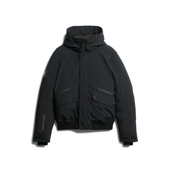 Kurtka bomber утеплена Superdry City. Brązowe bluzki z długim rękawem męskie Superdry., xl, z aplikacjami, z materiału, eleganckie, bez kaptura. Za 464.85 zł.
