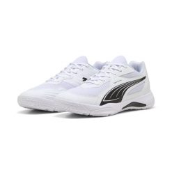 Halowe buty sportowe Solarflash III PUMA. Białe obuwie sportowe damskie Puma, bez wzorów. Za 299.00 zł.