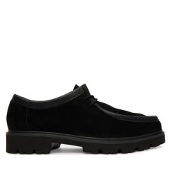 Półbuty Clarks. Czarne półbuty na co dzień męskie Clarks, bez zapięcia. Za 519.99 zł.