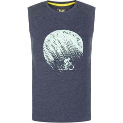 Dziecięcy podkoszulek Loap Boor w kolorze niebieskim. Niebieskie buty sportowe chłopięce ZSPORT, bez wzorów, z bawełny, bez zapięcia, rowerowe. Za 42.21 zł.