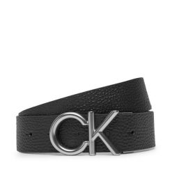 Pasek Męski Calvin Klein. Czarne paski damskie Calvin Klein, bez wzorów. Za 209.99 zł.