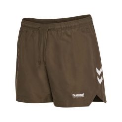 Szorty kąpielowe Hummel Pulse. Brązowe kąpielówki męskie Hummel, m, bez wzorów, do pływania. Za 171.00 zł.