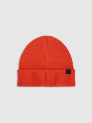 4F Czapka beanie męska - czerwona Uniwersalny. Czerwone czapki i kapelusze męskie 4f, na zimę, bez wzorów, z bawełny, eleganckie. Za 59.99 zł.