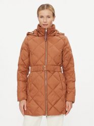 Tommy Hilfiger Płaszcz zimowy Elevated WW0WW40326 Brązowy Regular Fit. Brązowe płaszcze damskie Tommy Hilfiger, na zimę, xs, bez wzorów, z syntetyku, bez kaptura. Za 1,369.00 zł.