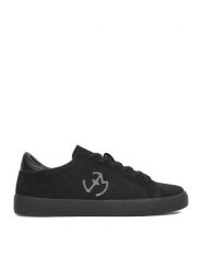 Eva Minge Sneakersy EO-ELLA-WSDR13670-1 Czarny. Czarne półbuty damskie Eva Minge, bez wzorów, z materiału, bez obcasa, bez zapięcia. Za 229.99 zł.