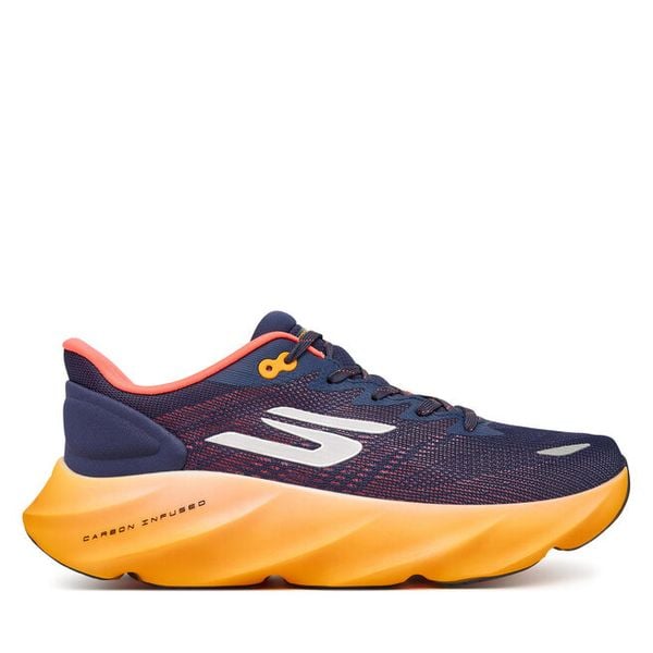 Buty do biegania Skechers. Niebieskie buty sportowe męskie Skechers, bez zapięcia, do biegania. Za 486.99 zł.
