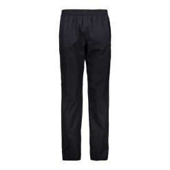 Spodnie przeciwdeszczowe męskie CMP Timmo Pant Rain. Czarne spodnie sportowe męskie CMP, na lato, m, bez wzorów, trekkingowe. Za 283.49 zł.