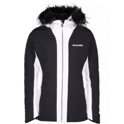 Kurtka narciarska damska Fundango Salina Padded. Białe kurtki damskie Fundango, l, bez wzorów, z materiału, długie, bez kaptura, narciarskie. Za 699.00 zł.