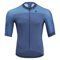 Koszulka rowerowa (z krótkim rękawem) męska SILVINI Men Jersey STELVIO. Niebieskie koszulki sportowe męskie Silvini, m, z aplikacjami, z elastanu, bez kołnierzyka, bez ramiączek, na fitness i siłownię. Za 401.40 zł.