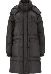 Parka dla kobiet Whistler Amatos. Czarne parki damskie Whistler, uniwersalny, bez wzorów, z materiału, eleganckie, z kapturem. Za 363.50 zł.