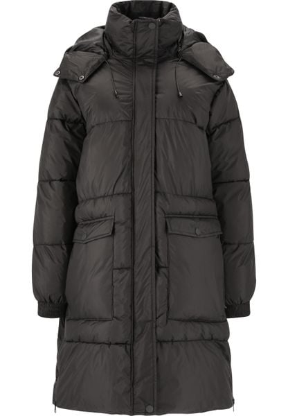 Parka dla kobiet Whistler Amatos. Czarne parki damskie Whistler, uniwersalny, bez wzorów, z materiału, eleganckie, z kapturem. Za 311.50 zł.