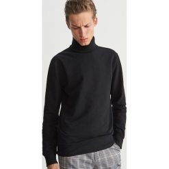Bluza z golfem - Czarny. Czarne bluzy męskie Reserved. Za 119.99 zł.