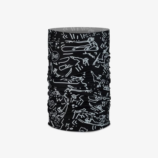 Chusta turystyczna dziecięca Original Ecostretch. Brązowe szaliki dla dzieci Buff, bez wzorów, z dzianiny. Za 99.99 zł.
