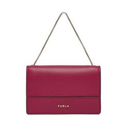 Torebka Furla. Czerwone torebki do ręki damskie Furla, bez wzorów, klasyczne, bez dodatków. Za 584.99 zł.