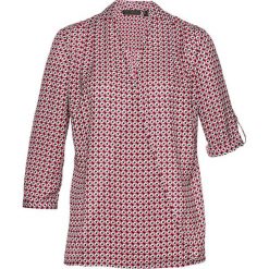 Bluzka bonprix biały z nadrukiem. Bluzki damskie marki bonprix. Za 54.99 zł.
