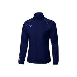 Kurtka Mizuno Osaka Wind. Niebieskie kurtki męskie Mizuno, m, bez wzorów, z materiału, bez kaptura. Za 273.00 zł.