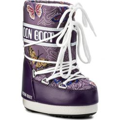 Śniegowce MOON BOOT - Jr Butterfly 34001000001 Viola. Śniegowce dziewczęce marki Moon Boot. W wyprzedaży za 249.00 zł.