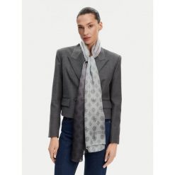 Chusta Guess. Szare szaliki i chusty damskie Guess, z aplikacjami. Za 199.99 zł.