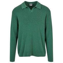 Oversizowy, prążkowany sweter z długim rękawem Urban Classics. Swetry przez głowę męskie Urban Classics, m, bez wzorów, prążkowane, bez kołnierzyka. Za 267.50 zł.