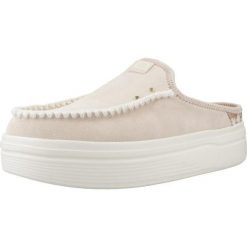 Buty HEY DUDE AUSTIN LIFT WESTERN Nago. Brązowe klapki damskie PRO BRANDS, bez wzorów, z tkaniny, bez obcasa. Za 368.99 zł.