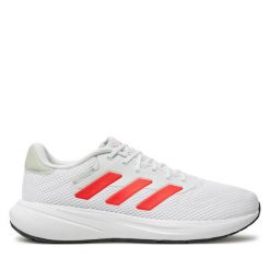 Sneakersy adidas. Niebieskie trampki i tenisówki chłopięce Adidas, bez wzorów, sportowe, bez zapięcia. Za 109.99 zł.