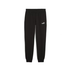 Męskie spodnie Essentials z logo No. 1 PUMA Black. Czarne spodnie sportowe męskie Puma, m, bez wzorów, trekkingowe. W wyprzedaży za 164.00 zł.
