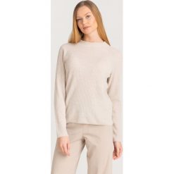 SWETER DIDONE Max Mara Leisure. Brązowe swetry damskie Max Mara Leisure, l, bez wzorów, z kaszmiru, bez kołnierzyka, bez ramiączek, bez kaptura. Za 665.40 zł.