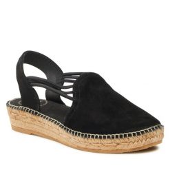 Espadryle Toni Pons. Czarne klapki damskie Toni Pons, bez wzorów, bez obcasa, bez zapięcia. Za 169.99 zł.