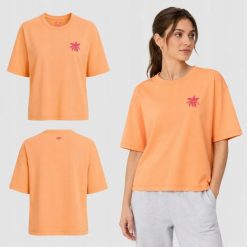 KOSZULKA DAMSKA 4F T-SHIRT SPORTOWY Z NADRUKIEM 1 BAWEŁNA F2719 SS26. Białe koszulki sportowe damskie 4f, l, bez wzorów, z bawełny, bez kołnierzyka, bez ramiączek, na fitness i siłownię. Za 53.66 zł.