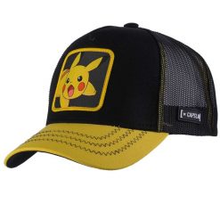 Czapka z daszkiem Capslab Pokemon Pikachu Trucker CL/PKM2/1/PIK6. Żółte czapki i kapelusze męskie CapsLab, bez wzorów. Za 108.99 zł.