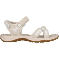 Sandały damskie Whistler Kali. Białe sandały damskie Whistler, bez wzorów, bez obcasa, bez zapięcia. Za 275.00 zł.