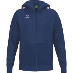 Kurtka z kapturem Erima Cmpt Wings Blue Junior. Niebieskie kurtki damskie 575 FACTORY, m, bez wzorów, z materiału, z kapturem. Za 312.99 zł.