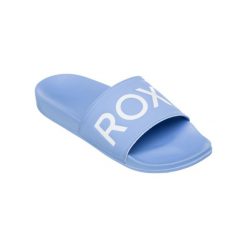 Sandały dla Kobiety SLIPPY II. Fioletowe obuwie sportowe damskie Roxy, bez wzorów, z gumy. Za 127.65 zł.
