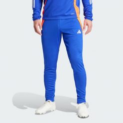Spodnie Tiro 24 Training. Białe spodnie sportowe męskie Adidas, m, bez wzorów, z dresówki, do piłki nożnej. Za 229.00 zł.
