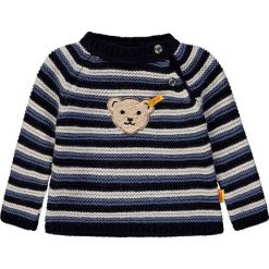 Sweter w kolorze granatowo-kremowo-niebieskim. Swetry dla chłopców marki Reserved. W wyprzedaży za 147.95 zł.
