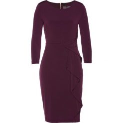 Sukienka shirtowa bonprix czarny bez. Fioletowe sukienki damskie bonprix, z długim rękawem. Za 129.99 zł.