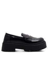 DeeZee Loafersy H13123D-3 Czarny. Czarne mokasyny damskie DeeZee, z syntetyku. Za 119.99 zł.