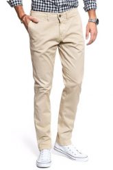 MUSTANG SPODNIE MĘSKIE Classic Chino 1009612 4014. Brązowe spodnie materiałowe męskie Mustang, l, bez wzorów, z materiału. Za 199.99 zł.