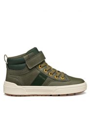 Geox Sneakersy J Weemble Boy J56HAA 0MEFU C3009 S Zielony ciemny. Zielone trampki i tenisówki chłopięce Geox, bez wzorów, ze skóry, bez zapięcia. Za 319.99 zł.