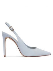 Aldo Szpilki Stessysling 14296305 Niebieski. Niebieskie szpilki damskie Aldo, bez wzorów, z nubiku, bez obcasa, bez zapięcia. Za 499.99 zł.